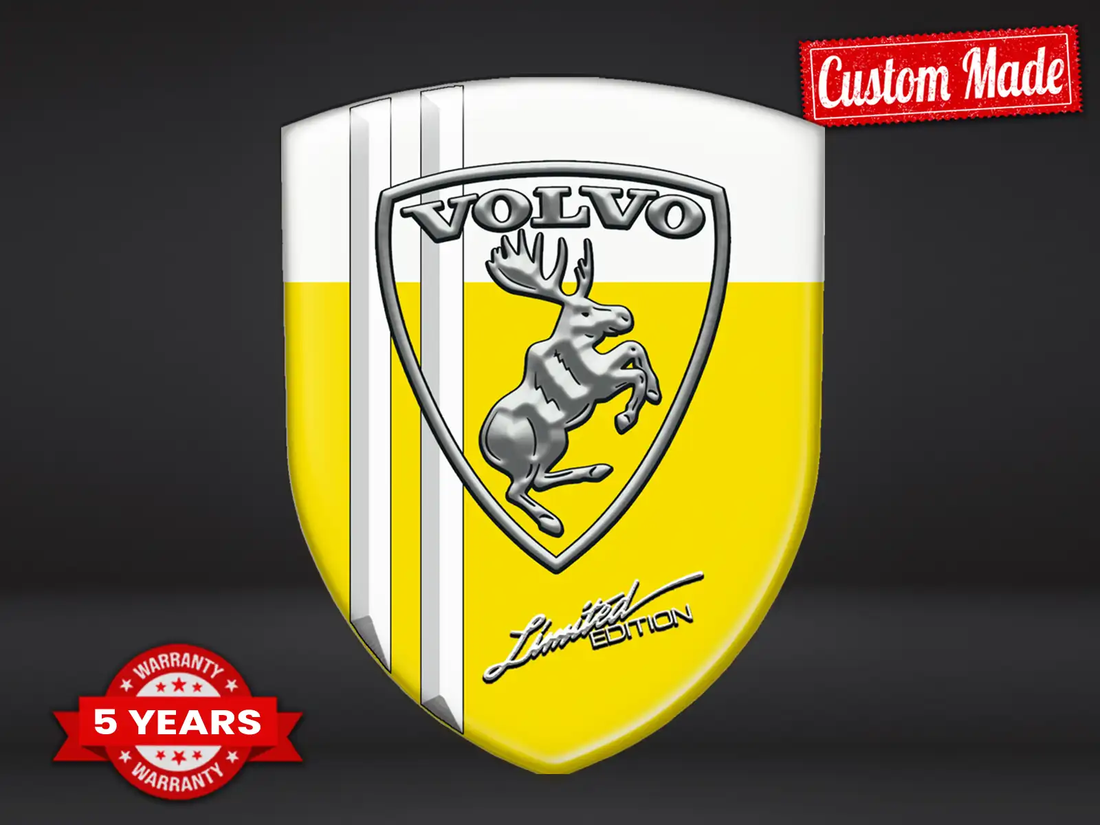 Volvo Insignias Auto Personalizadas Resistentes Alta Calidad